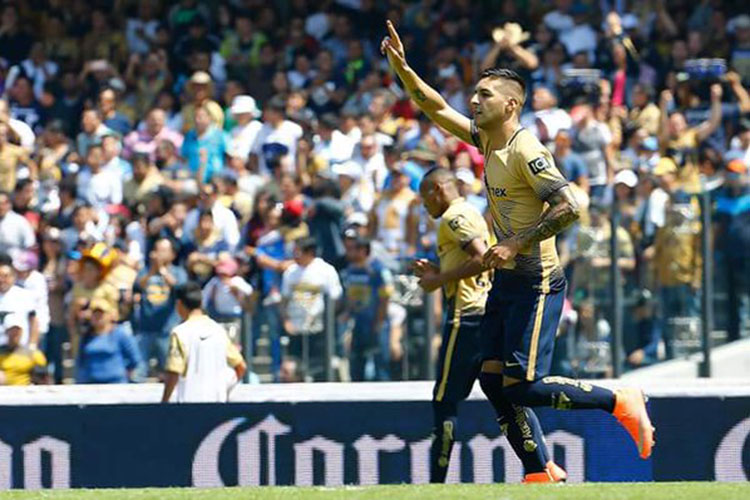 Pumas y Cruz Azul empate a 2
