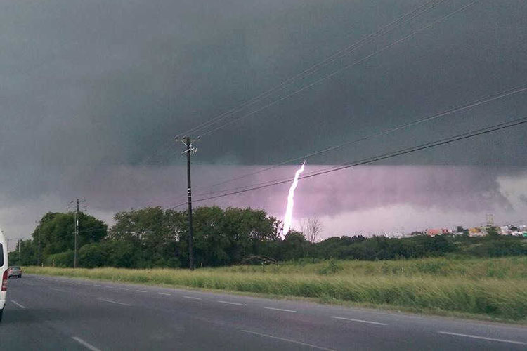 Pronostican tormentas eléctricas en Tamaulipas