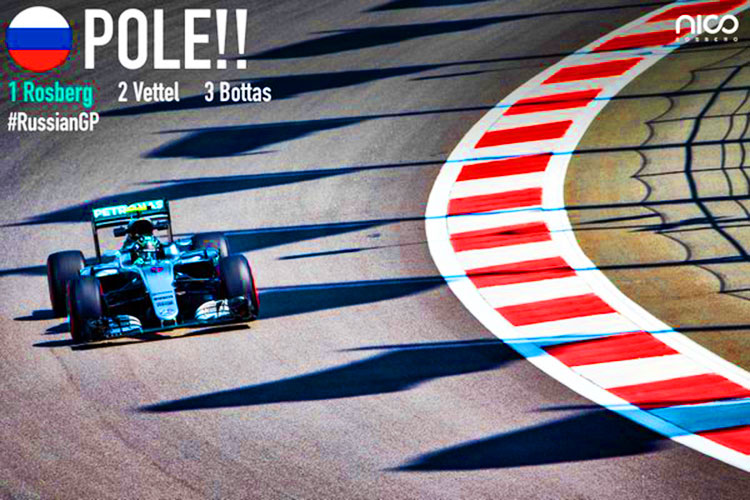Nico Rosberg consigue la ‘pole’ en el GP de Rusia
