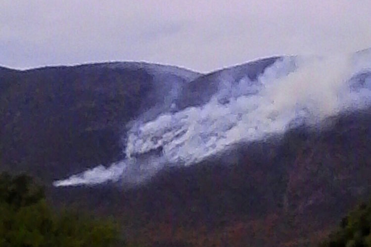 Controla PC incendio en sierra de Tula