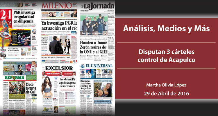Disputan 3 cárteles control de Acapulco