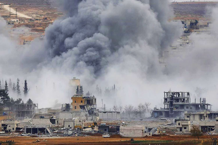 Al menos 18 muertos por la caída de proyectiles en el norte de Siria