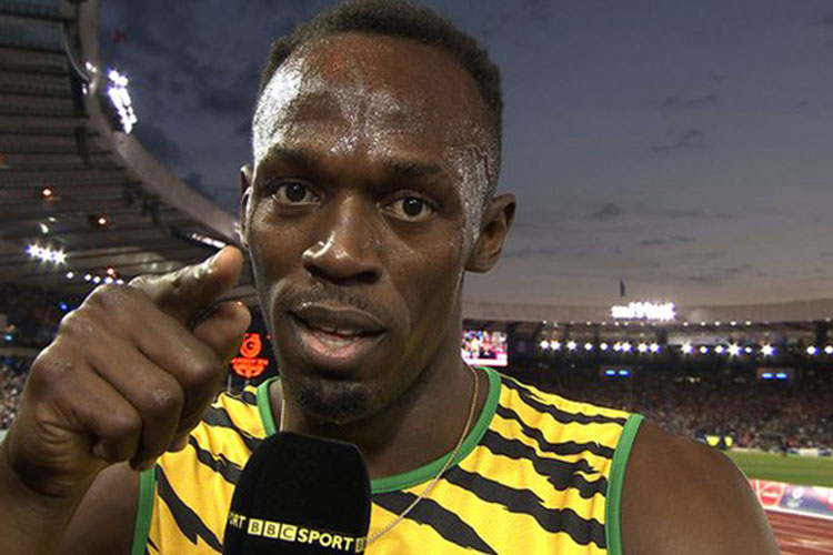 Promueve Usain Bolt campaña de vacunación
