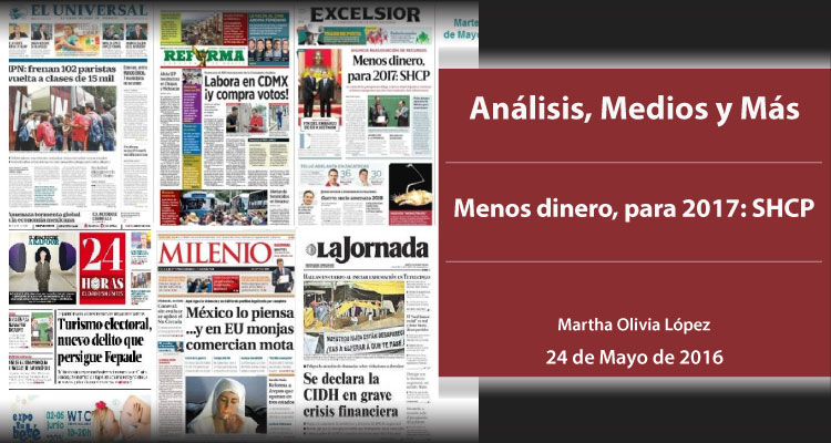 Menos dinero, para 2017: SHCP