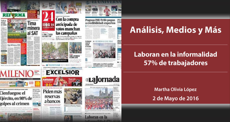 Laboran en la informalidad 57% de trabajadores