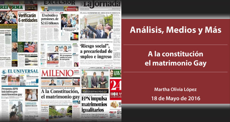 A la constitución el matrimonio Gay