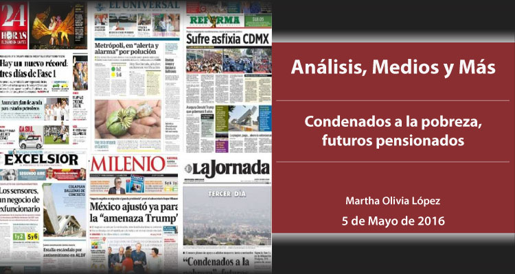 Condenados a la pobreza, futuros pensionados
