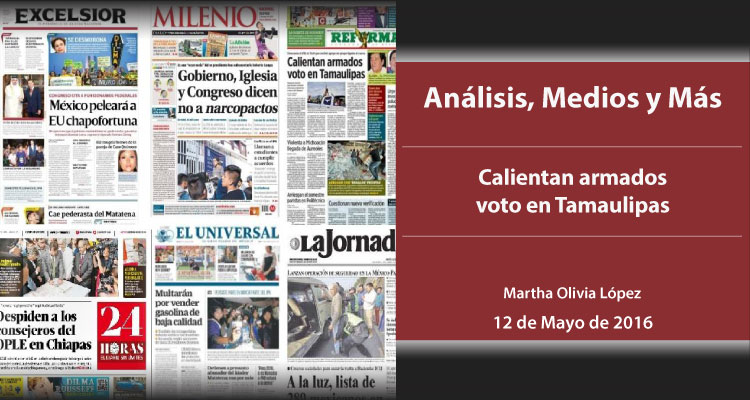 Calientan armados voto en Tamaulipas