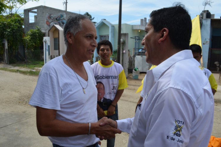 Recorren Altamira Jorge Valdez y Marín Jiménez, candidato a alcalde
