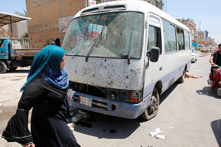 Al menos 24 muertos tras ola de atentados del EI en Irak