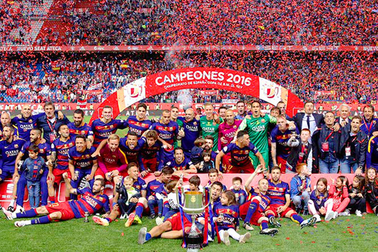 Barcelona conquista la Copa del Rey