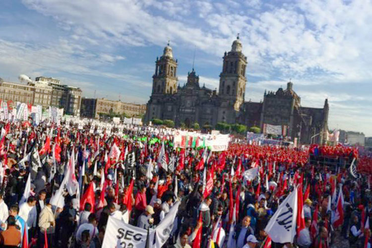 Inician marchas conmemorativas por el Día del Trabajo