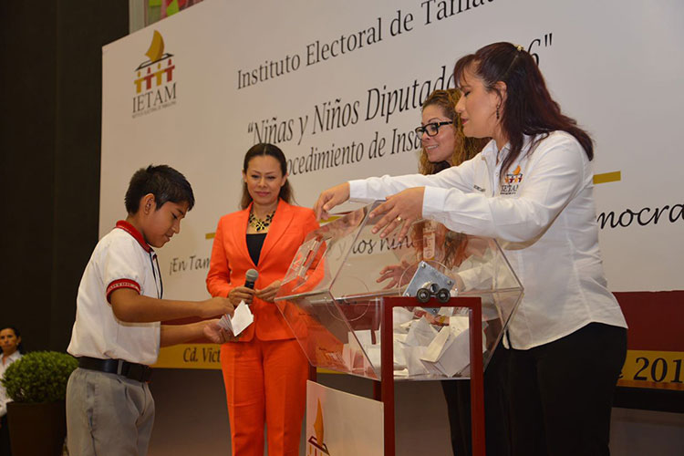 Elige IETAM a 82 nuevos Diputados infantiles