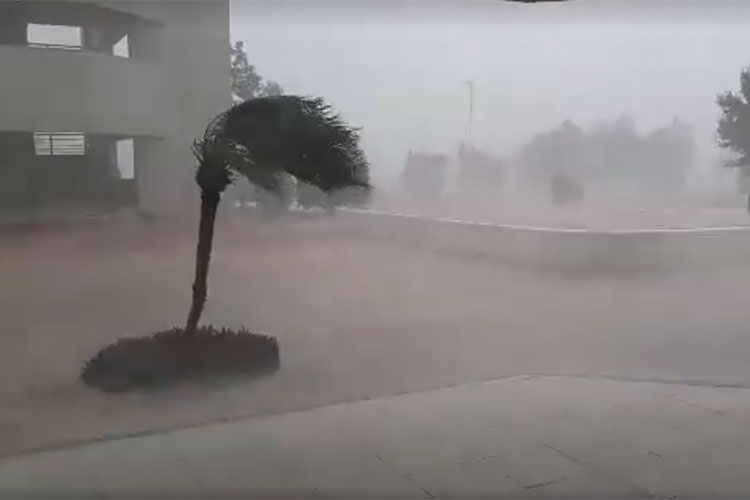 Granizada sorprende a Ciudad Victoria