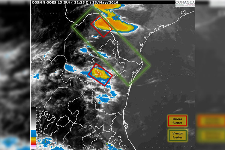 Prevalecerán lluvias aisladas acompañadas con altas temperaturas: CONAGUA