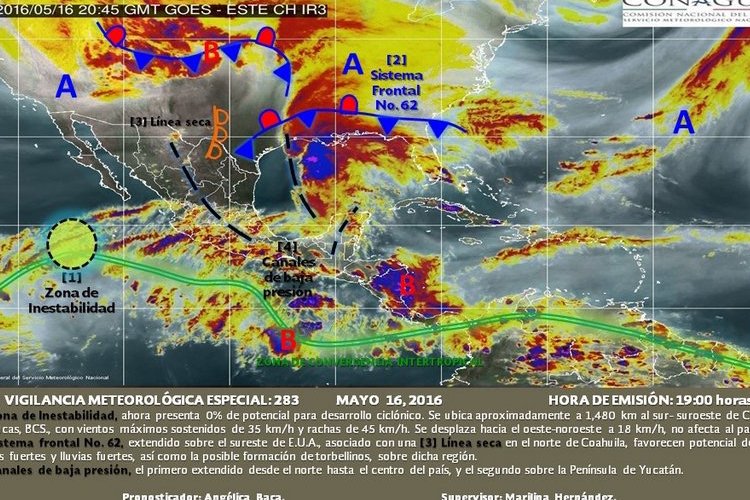 Advierte PC de tormentas eléctricas y caída granizo en Tamaulipas
