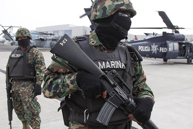 Marina persigue y abaten a hombre armado en Reynosa