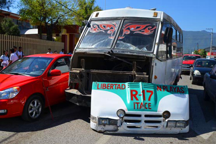Micros elevan estadísticas de accidentes viales en Tamaulipas