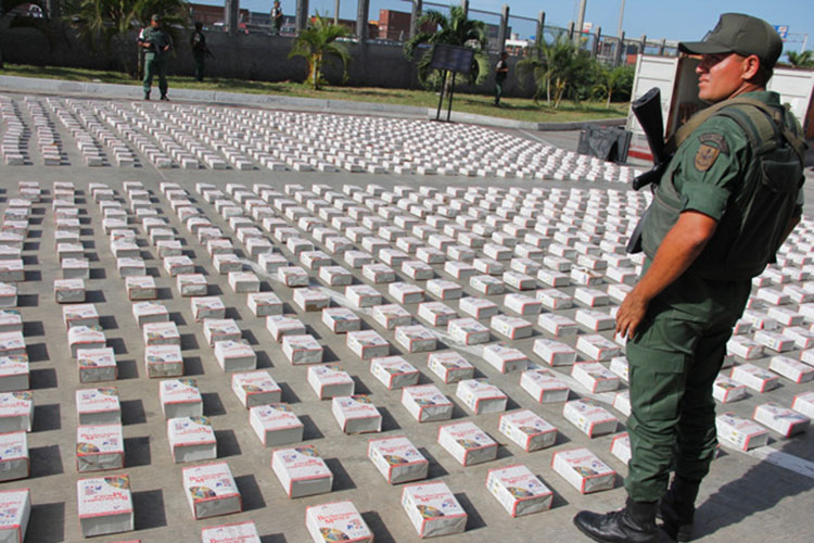 Venezuela desmantela red internacional de narcotráfico