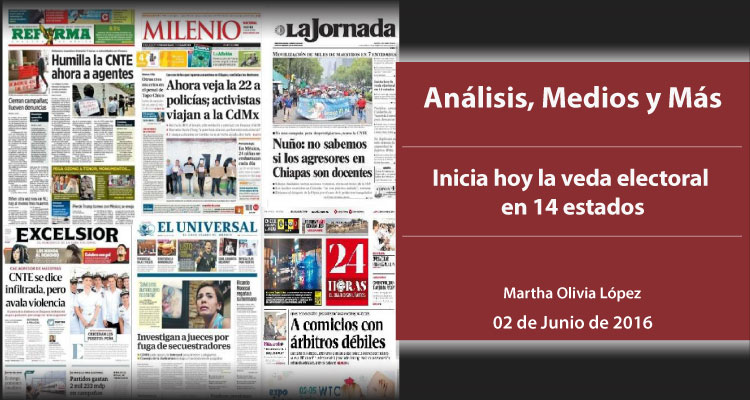Inicia hoy la veda electoral en 14 estados