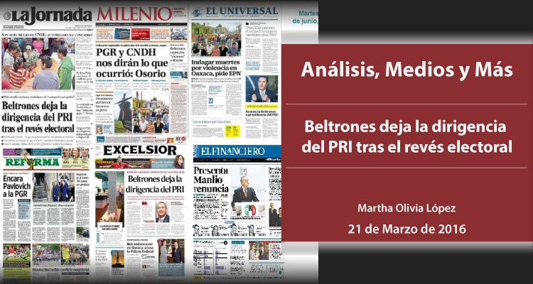 Beltrones deja la dirigencia del PRI tras el revés electoral