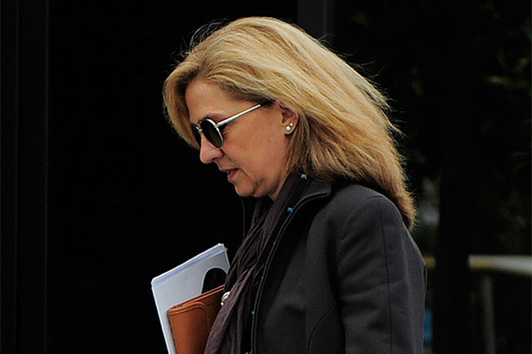 Mantienen petición de penas para infanta Cristina y su esposo