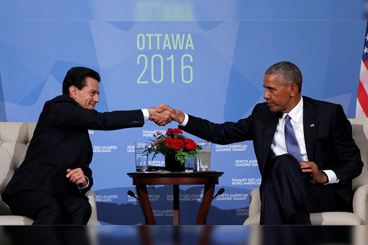 EPN y Obama conversan sobre combate al narcotráfico