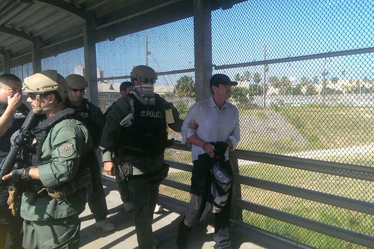Entrega EUA a “El Güero Palma” en Matamoros
