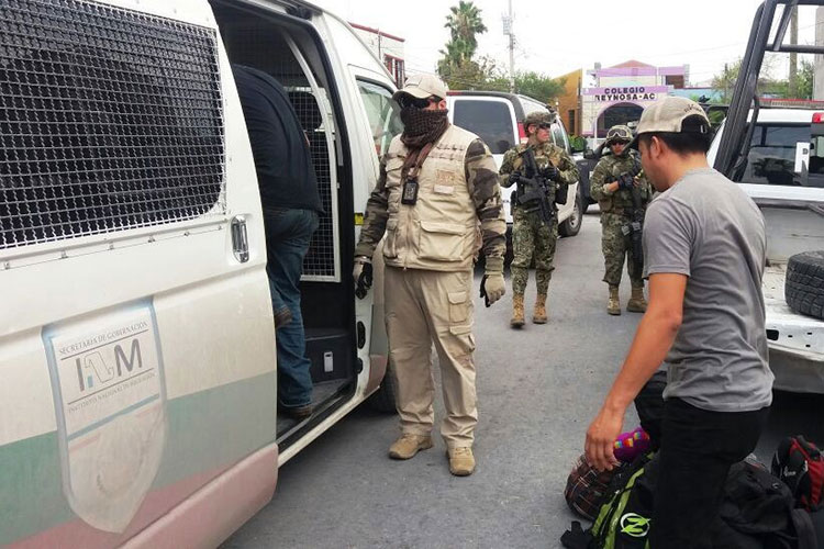 Asegura Marina otros 8 centroamericanos en Reynosa