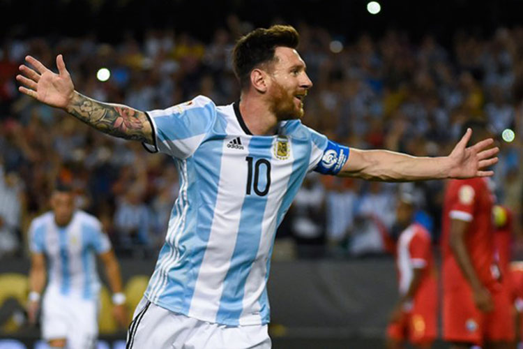 Una ‘manita’ para Argentina; Messi lidera goleada