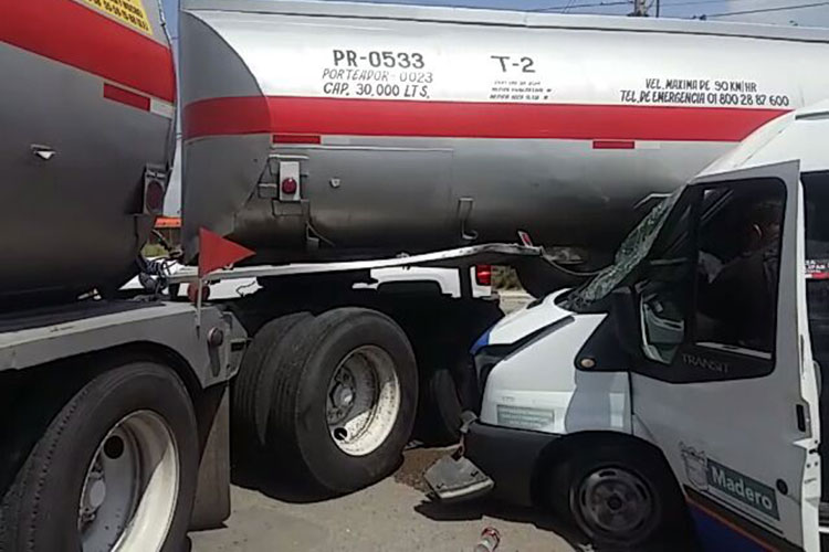 reos madero accidente
