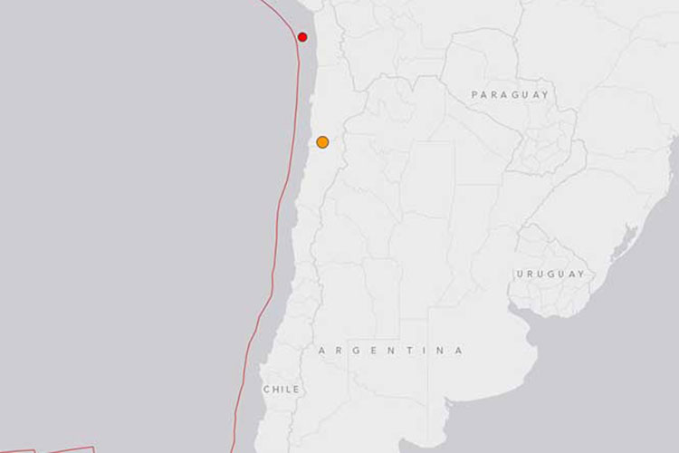 Sismo de 5.5 remece diez ciudades de Chile