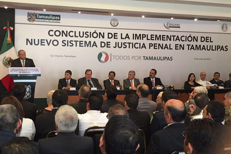Inicia en Tamaulipas Nuevo Sistema de Justicia Penal