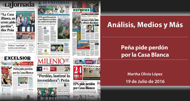 Peña pide perdón por la Casa Blanca
