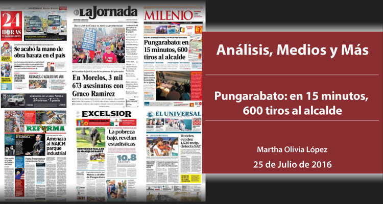 Pungarabato: en 15 minutos, 600 tiros al alcalde
