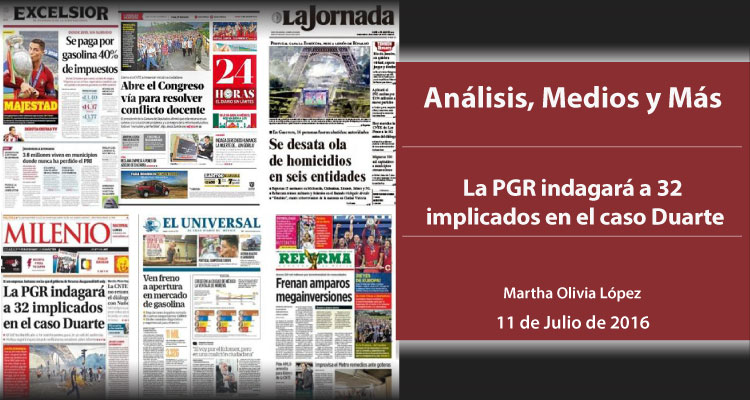 La PGR indagará a 32 implicados en el caso Duarte