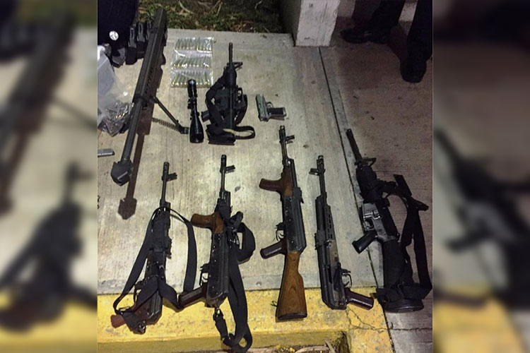 Decomisan armas y cartuchos en trailer’s de carga