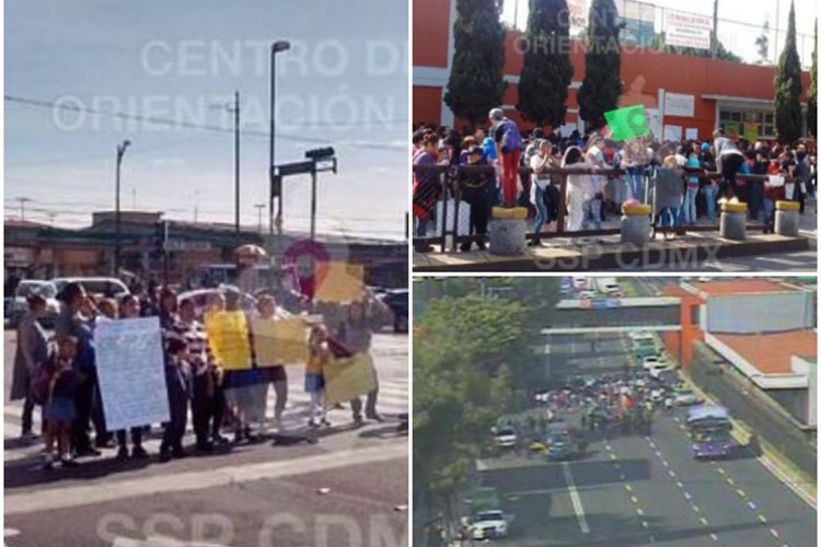 Simpatizantes de la CNTE realizan múltiples bloqueos en CDMX