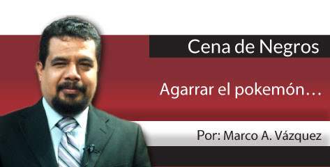 Cena de Negros Agarrar el pokemón…