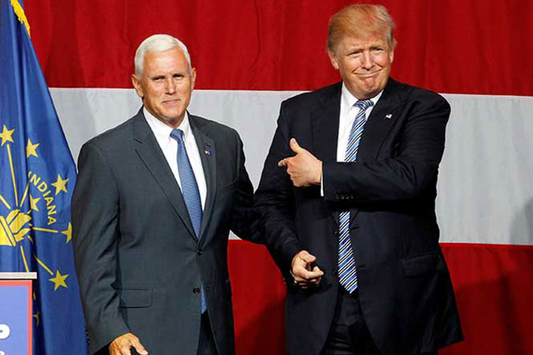Trump anuncia a Mike Pence como compañero de fórmula