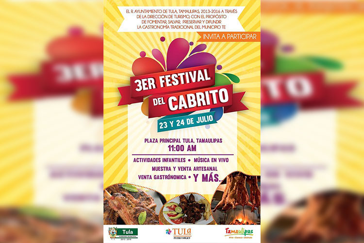 Invitan a Tercer Festival del Cabrito en Tula
