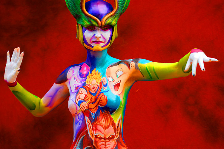 Celebran el Fesitval Mundial de Bodypainting en Austria