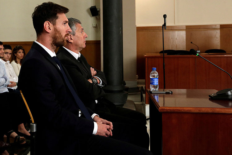 Messi, condenado a 21 meses de cárcel por fraude