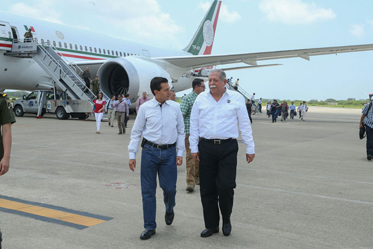 Llega Peña Nieto a Tamaulipas