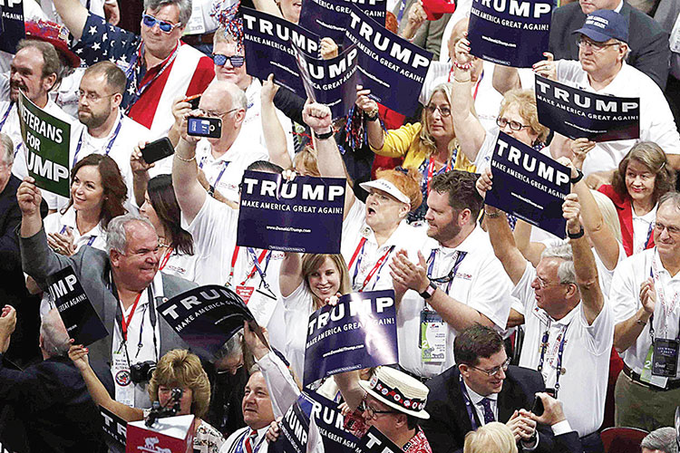Republicanos designan a Donald Trump como su candidato