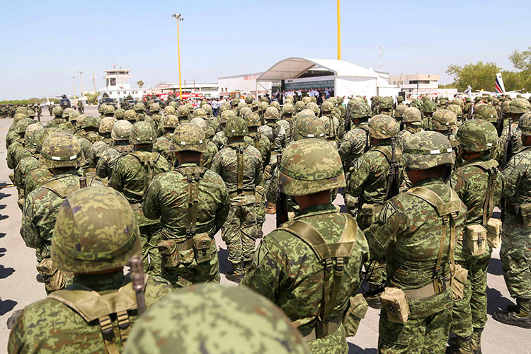 SEDENA envía 600 militares a la capital de Tamaulipas