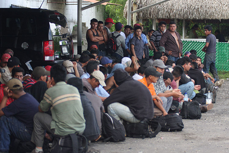 Aseguran 17 centroamericanos en un domicilio de Reynosa