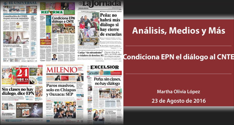 Condiciona EPN el diálogo al CNTE