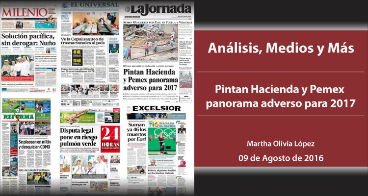 Pintan Hacienda y Pemex panorama adverso para 2017
