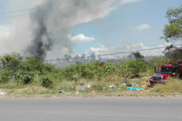 Altas temperaturas provocan incendios en Ciudad Victoria